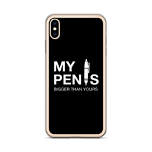 My pen is bigger than yours (Funny) iPhone Case by Design Express