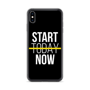 iPhone XS Max Start Now (Motivation) iPhone Case by Design Express