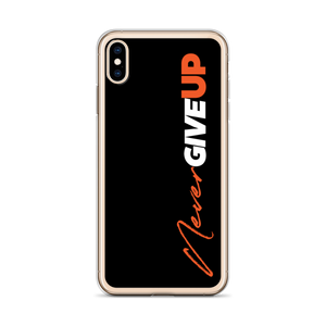 Never Give Up (Motivation) iPhone Case by Design Express