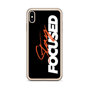 Stay Focused (Motivation) iPhone Case by Design Express