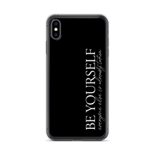 iPhone XS Max Be Yourself Quotes iPhone Case by Design Express