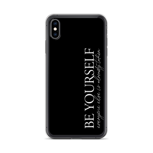 iPhone XS Max Be Yourself Quotes iPhone Case by Design Express