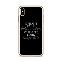 When it rains, look for rainbows (Quotes) iPhone Case by Design Express