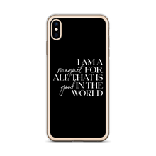 I'm a magnet for all that is good in the world (motivation) iPhone Case by Design Express