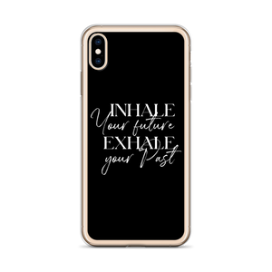 Inhale your future, exhale your past (motivation) iPhone Case by Design Express