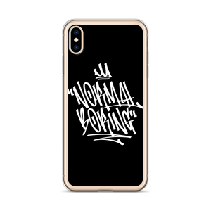 Normal is Boring Graffiti (motivation) iPhone Case by Design Express