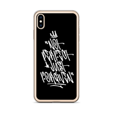 Not Perfect Just Forgiven Graffiti (motivation) iPhone Case by Design Express