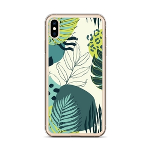 Fresh Tropical Leaf Pattern iPhone Case by Design Express