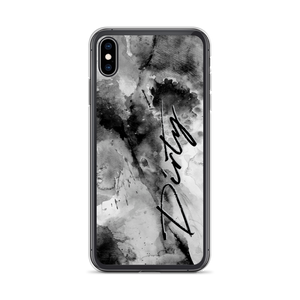 iPhone XS Max Dirty Abstract Ink Art iPhone Case by Design Express