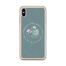 Wherever life plants you, blame with grace iPhone Case by Design Express