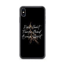 iPhone XS Max Kind Heart, Fierce Mind, Brave Spirit iPhone Case by Design Express