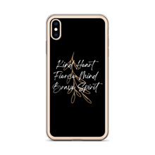 Kind Heart, Fierce Mind, Brave Spirit iPhone Case by Design Express