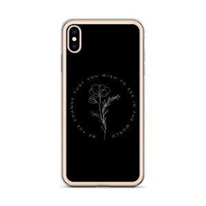 Be the change that you wish to see in the world iPhone Case by Design Express