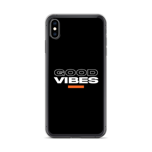 iPhone XS Max Good Vibes Text iPhone Case by Design Express