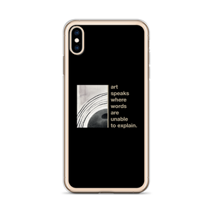 Art speaks where words are unable to explain iPhone Case by Design Express