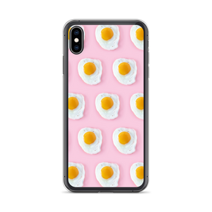 iPhone XS Max Pink Eggs Pattern iPhone Case by Design Express