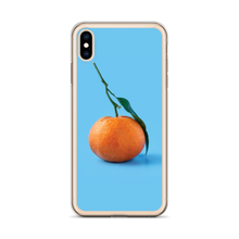 Orange on Blue iPhone Case by Design Express