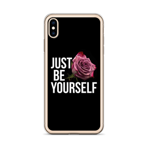 Just Be Yourself iPhone Case by Design Express