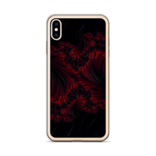 Black Red Fractal Art iPhone Case by Design Express