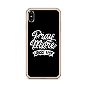 Pray More Worry Less iPhone Case by Design Express