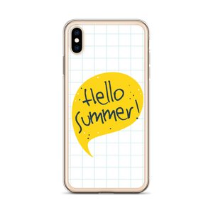 Hello Summer Yellow iPhone Case by Design Express