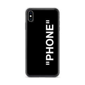 iPhone XS Max "PRODUCT" Series "PHONE" iPhone Case Black by Design Express