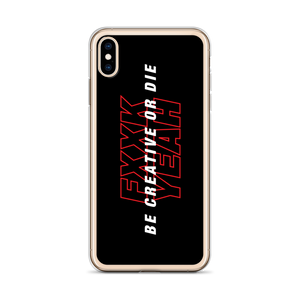 Be Creative or Die iPhone Case by Design Express