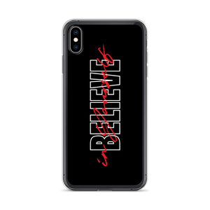 iPhone XS Max Believe in yourself Typography iPhone Case by Design Express