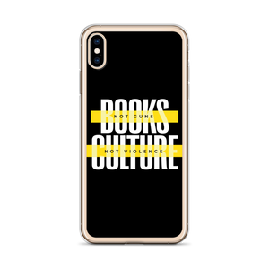 Books not Guns, Culture not Violence iPhone Case by Design Express