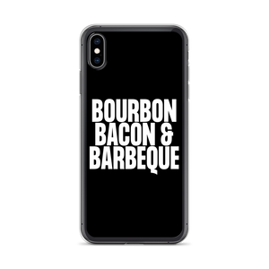 Bourbon Bacon & Barbeque (Funny) iPhone Case