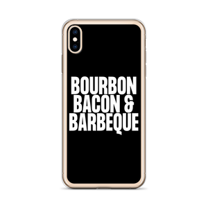 Bourbon Bacon & Barbeque (Funny) iPhone Case