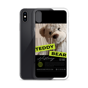 Teddy Bear Hystory iPhone Case Black by Design Express