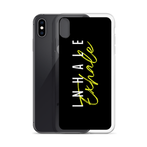 Inhale Exhale Clear Case for iPhone®