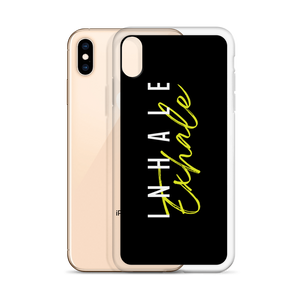 Inhale Exhale Clear Case for iPhone®