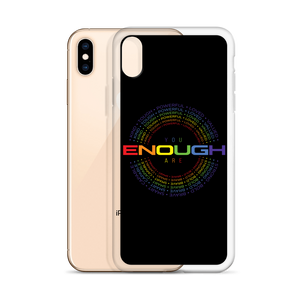 You Are Enough (Colorful) Clear Case for iPhone®