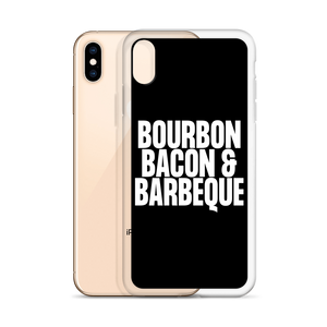 Bourbon Bacon & Barbeque (Funny) iPhone Case