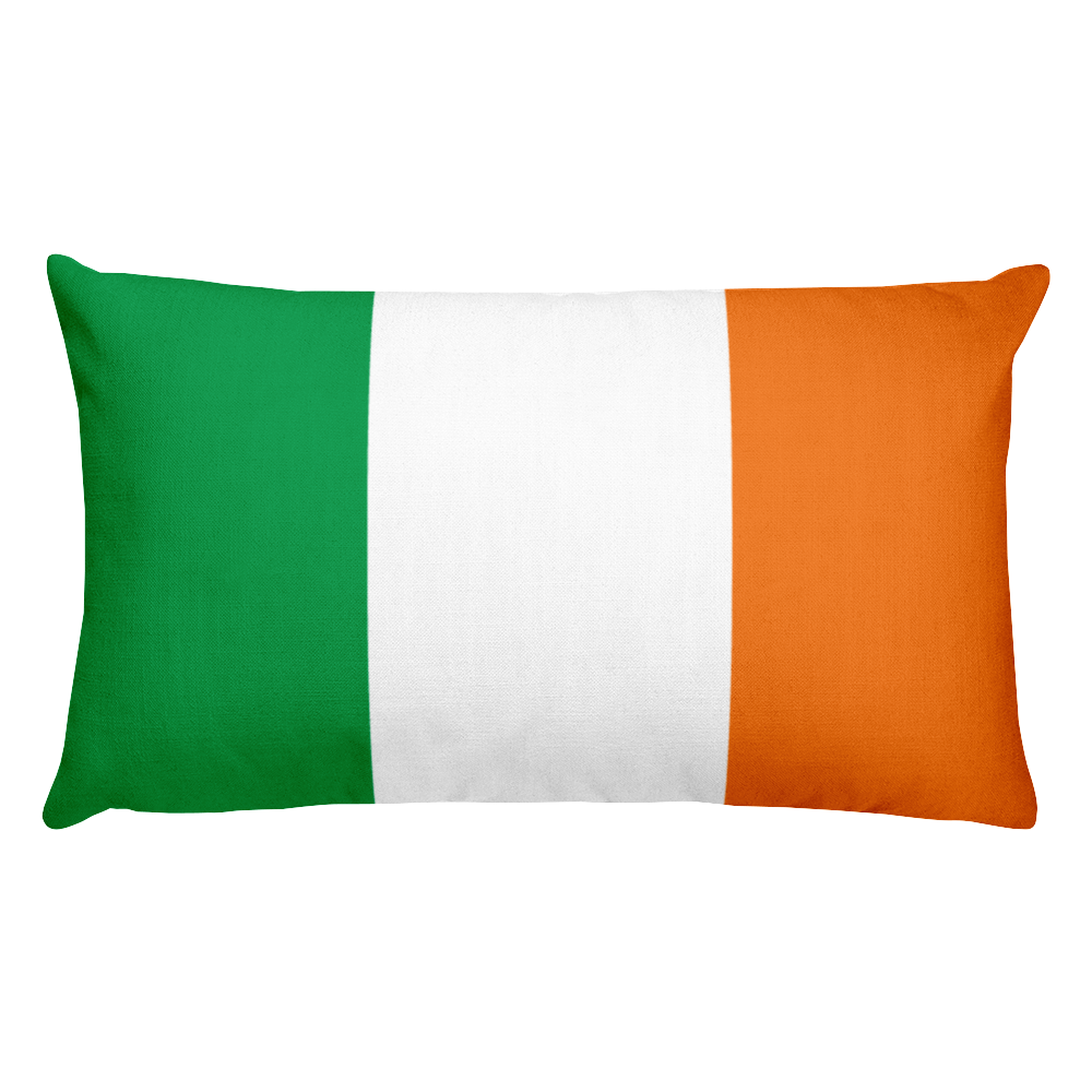 Default Title Ireland Flag Allover Print Rectangular Pillow Home by Design Express