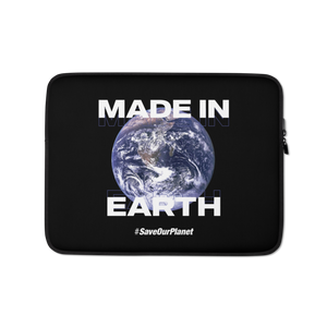 13″ Save Our Planet, Made in Earth Laptop Sleeve by Design Express