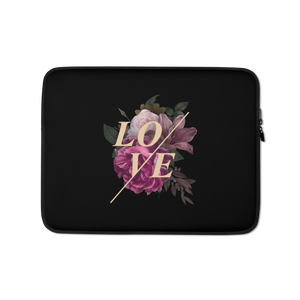 13″ Love Flower Laptop Sleeve by Design Express