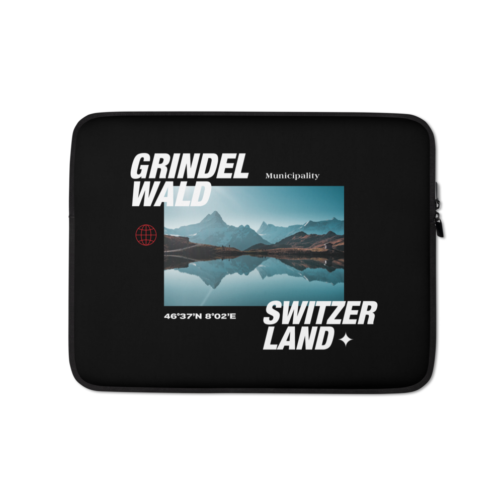 13″ Grindelwald Switzerland Laptop Sleeve by Design Express