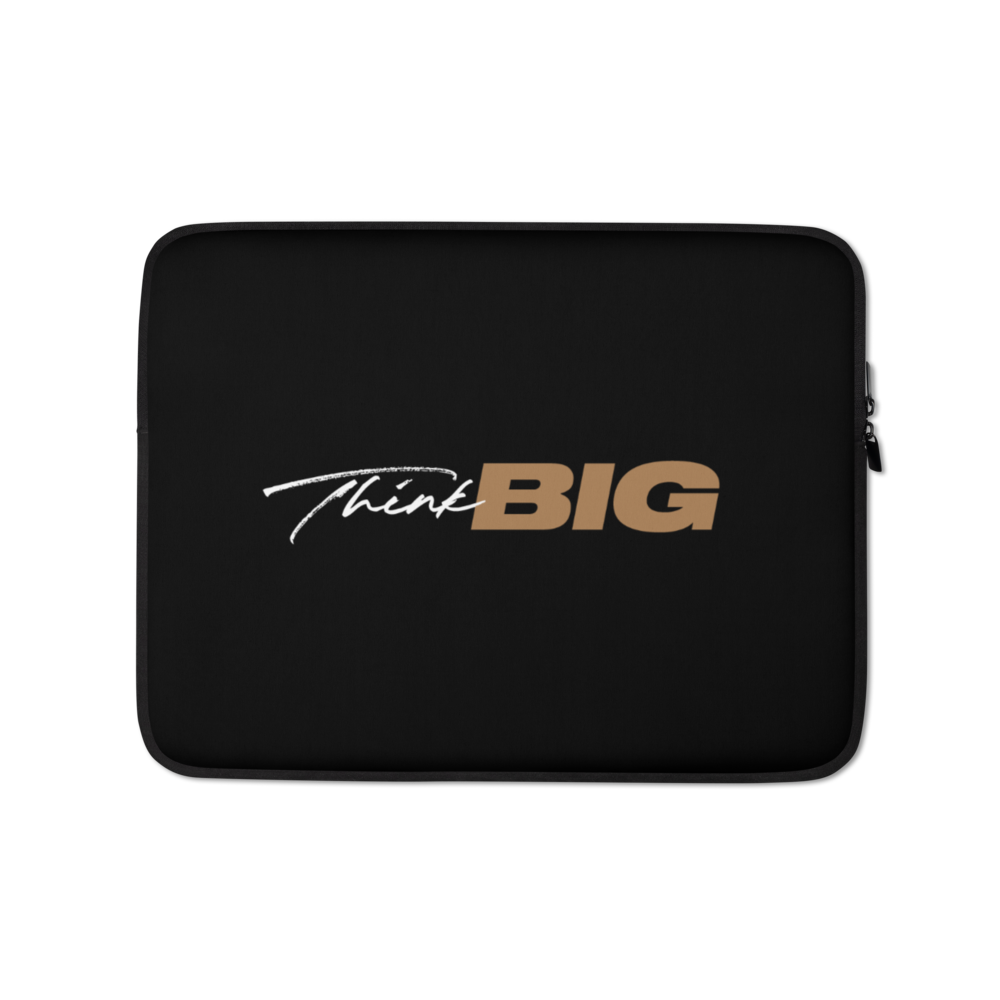 13″ Think BIG (Motivation) Laptop Sleeve by Design Express