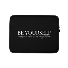 13″ Be Yourself Quotes Laptop Sleeve by Design Express