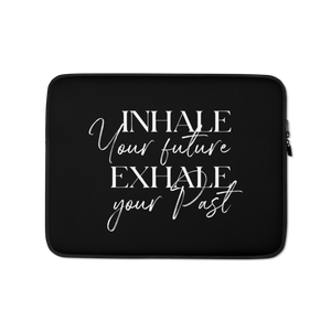 13″ Inhale your future, exhale your past (motivation) Laptop Sleeve by Design Express