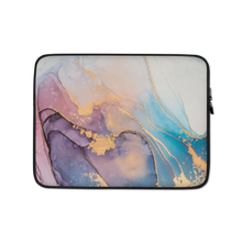 13″ Soft Marble Liquid ink Art Full Print Laptop Sleeve by Design Express