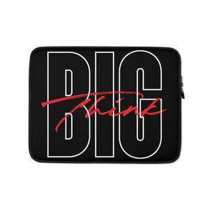 13″ Think BIG (Bold Condensed) Laptop Sleeve by Design Express