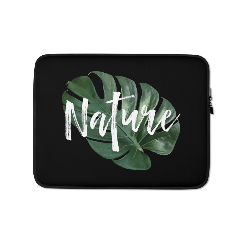 13″ Nature Montserrat Leaf Laptop Sleeve by Design Express