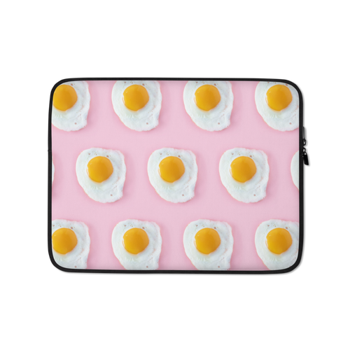 13″ Pink Eggs Pattern Laptop Sleeve by Design Express