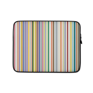 13″ Colorfull Stripes Laptop Sleeve by Design Express