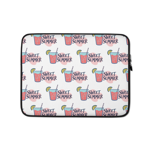 13″ Drink Sweet Summer Laptop Sleeve by Design Express