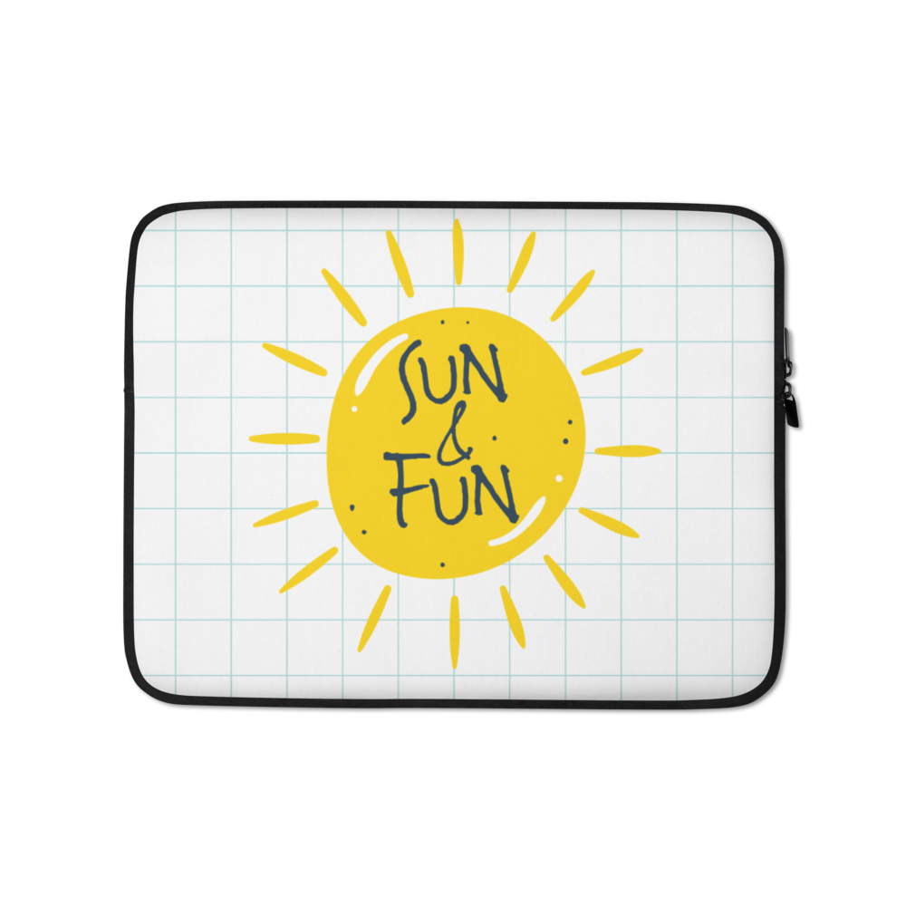 13″ Sun & Fun Laptop Sleeve by Design Express